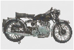 Kreuzstichmuster von Florashell - Vincent Comet Motorrad - Bild 1 von 1