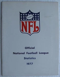 1977 "Official NFL Statistics" for March 19 to 31 & April 2, 1977 - Imagen 1 de 1