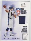 2001 Fleer Legacy Brian Griese Broncos NFL Game Issue 1st Quarter Jersey GI-BG