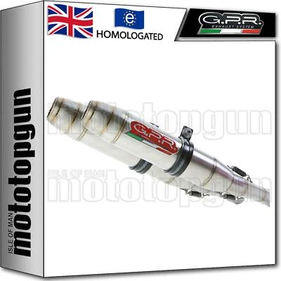 GPR EXHAUST HOM DEEPTONE CAFE RACER STAINLESS STEEL SUZUKI GN 250 1996 96 — 第 1/2 张图片