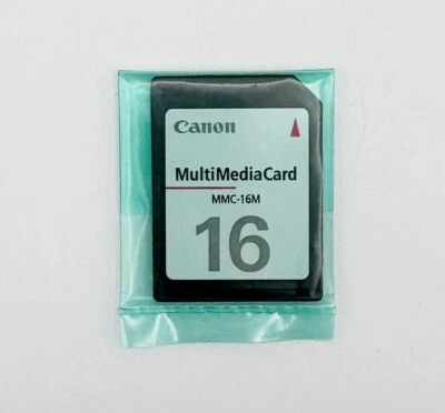 OEM Genuine CANON 16 MB MMC-16m Multi Media SD Memory Card Only from A560 Camera - Image 1 of 3