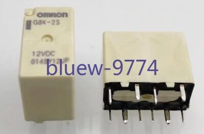 2PCS NEW Omron G8K-2S 12VDC Automotive Electromagnetic Relay - Image 1 of 3