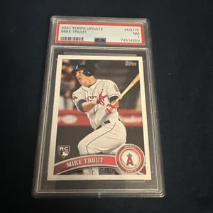 2011 Topps Update Mike Trout RC PSA 7 US175 Rookie - Picture 1 of 3