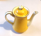 Crescent and sons bone china coffee pot 18 cm gold rimmed Vintage 
