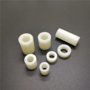 ACETAL NYLON DELRIN PLASTIC ACETYL SPACERS STANDOFF BUSH M4 TO M18 - Picture 1 of 5