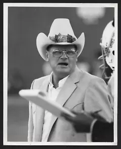 BUM PHILLIPS Houston Oilers 1975 Originalfoto 8 x 10 Typ 1 von MALCOLM EMMONS - Bild 1 von 2