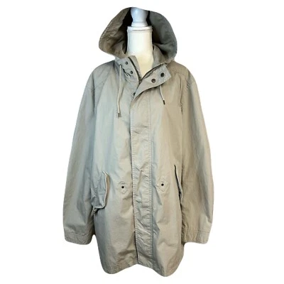 Женская ветровка Sonoma куртка размер XL на молнии с капюшоном легкая хлопковая бежевая - Изображение 1 из 4