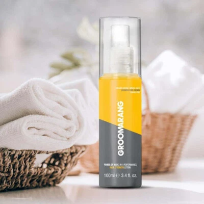 GROOMARANG Anti-Hair Loss Lotion Natural Organic Treatment For Baldness Regrowth & Strength