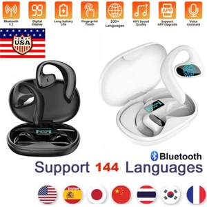 Translator Earbuds 144 Languages Real Time Online OffLine Translation Earphones* - Picture 1 of 17