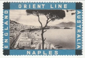 Großbritannien - Orient Line Label - Bild 1 von 1