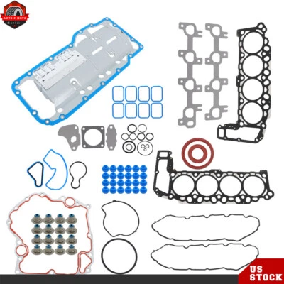 Juego para Dodge Dakota Durango Ram 1500 2004 05-2007 4,7 L SOHC junta completa cárter de aceite Foto 1 de 4