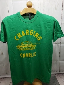 Vintage Vulcan Exclusive Sport T Charging Charlie T Shirt Size M Made In USA  - Picture 1 of 7