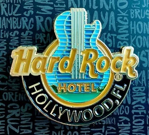 2023 HARD ROCK HOTEL & CASINO HOLLYWOOD FL GLOBAL LOGO SERIES GUITAR HOTEL PIN - Bild 1 von 1