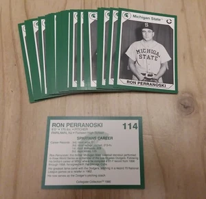 1990 Michigan State Collegiate Collection #114 RON PERRANOSKI Lot of (10) - Picture 1 of 1
