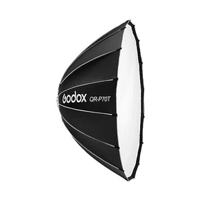 Godox QR-P70T 70cm/ 27.5in Quick Release Parabolic Softbox Professional J2T6 - Picture 1 of 8