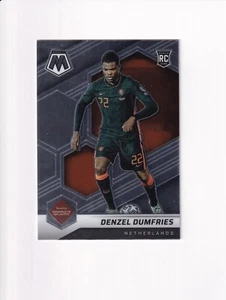 2021-22 Panini MOSAIC FIFA ROAD TO WORLD CUP ROOKIE RC DENZEL DUMFRIES - Picture 1 of 1