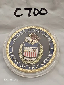 UNITED STATES ARMY CORPS OF ENGINEERS CHALLENGE COIN C700 - Picture 1 of 2