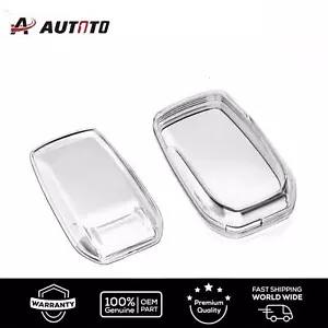 Fit For Toyota Transparent Clear Smart Car Key Fob Cover Case Holder Accessories - Picture 1 of 11