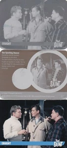 THE SAINT SERIES ONE - FRONT AND BACK PRINTING PLATES BASE CARD 21 CAUGHT - Foto 1 di 1