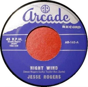 JESSE ROGERS 45 RPM - NIGHT WIND Arcade 162 - Picture 1 of 1