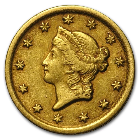 1853-O $1 Liberty Head Gold XF - SKU#154598 Cover
