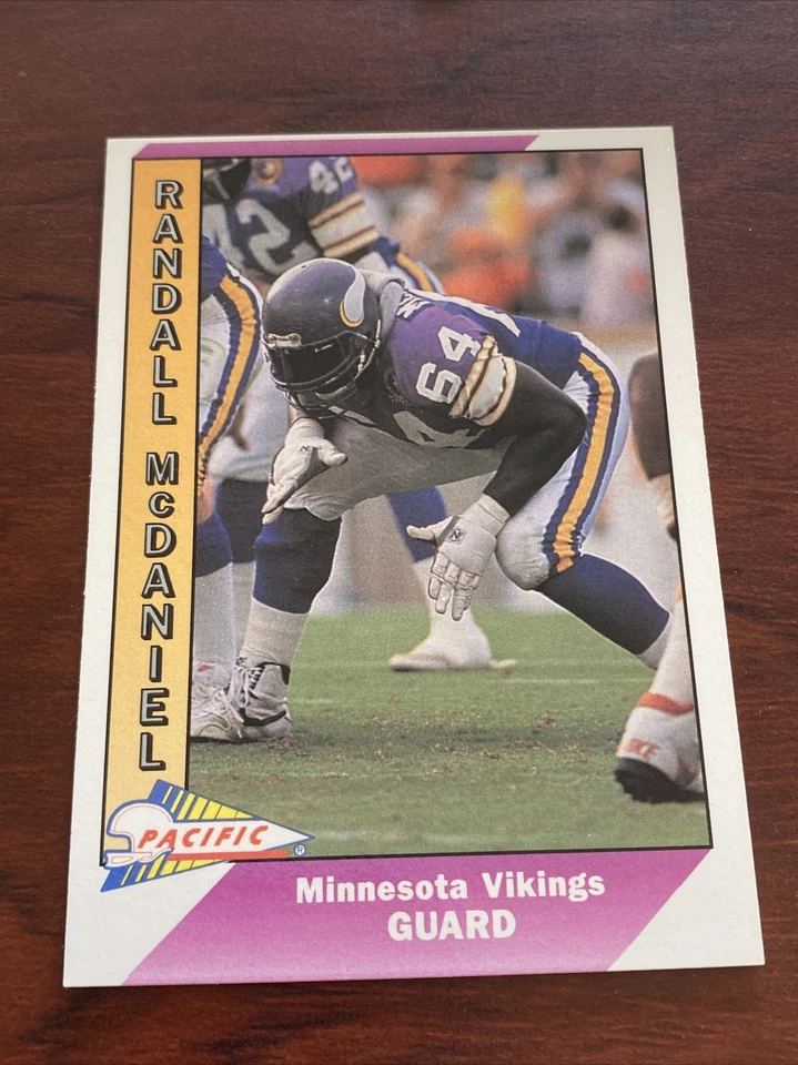 1991 Pacific Football #293 Randall McDaniel B3096 - Image 1 of 1