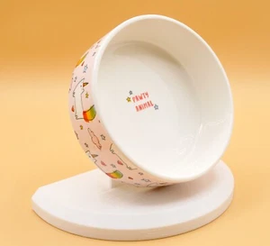 Fringe Studio Pawty Animal Unicorn Cat Pet Food Water Dish Dog Cat Bowl Pink 5" - Picture 1 of 8