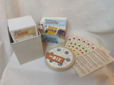 Scene It? TCM Edition Replacement Q&A, Quick Reference, & Biz Cards ~LN  - Image 1 of 4