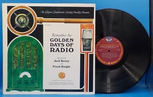 Jack Benny Golden Days Of Radio LP Lone Ranger, The Shadow, FDR. Hindenburg BX4A - Imagen 1 de 2