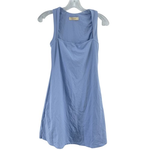 VETEMENTS Abito Tennis Quisen Blu A Line Activewear Nylon Donna Taglia Media