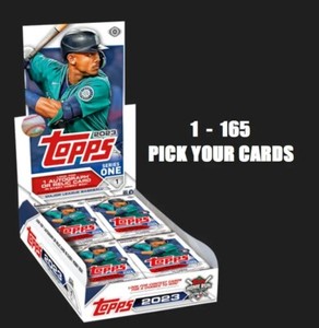 2023 Topps Series 1 Baseball - You Pick & Complete Your Set #1-165 FREE SHIP
