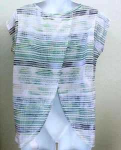 prAna Myrtle Open Tulip Back Top Green Mirage Size M - Bild 1 von 8