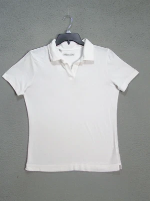 Camisa Polo Cutter & Buck Mujer Grande 12 14 Blanca Golf Activa Manga Corta Damas Foto 1 de 4