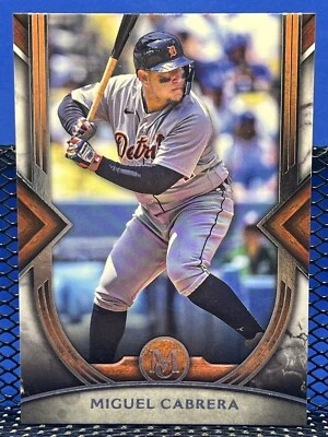 2022 Topps Museum Collection MIGUEL CABRERA Detroit Tigers Base 50 - Image 1 of 2