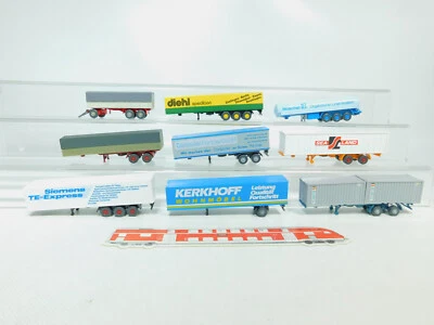 9X WIKING H0 1:87 Rimorchi: Diehl + Sealand + Alianca + Hoechst Ecc #BN109-0,5 - Immagine 1 di 4