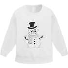 'Snowman' Kid's Sweatshirt / Sweater / Jumper (KW036441)