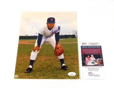 Ron Santo Signed 8 x 10 Color Photo Cubs JSA Auto AY99574 - Image 1 of 3