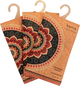 Karma Scents Premium Sandelholz Duftbeutel für Schubladen, Schränke und Autos, L - Bild 1 von 12
