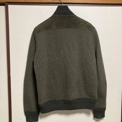 Blusa Ralph Lauren Púrpura Etiqueta Gamuza Panel XL LL Lana Cachemira Tejida Usada Foto 1 de 4