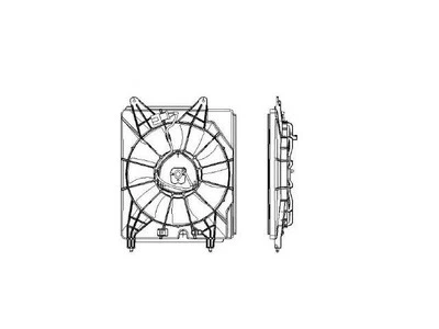 For 2007-2011 Honda Element Radiator Fan Assembly 42135VNTB 2008 2009 2010 - Image 1 of 2