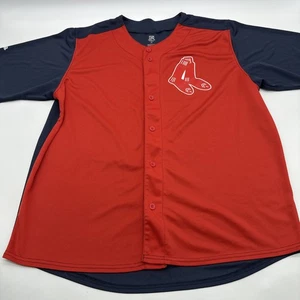 Cooperstown Collection Boston Red Sox Jersey Men X-Large Button Up..#31675 - Picture 1 of 10