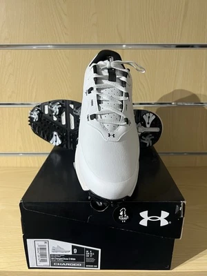 Under armour Charged Draw 2 Golf Shoes - Brand New - White - Image 1 of 4