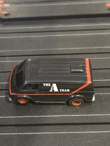 Tyco A-Team Van Black & Red HO Scale Slot Car Vintage 1983 Complete Great Wow - Picture 1 of 3