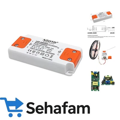 LED Transformator 1-30W 230V auf 12V - Flackerfrei und Geräuschlos - Bild 1 von 4