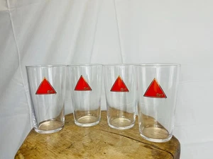 4 vasos de cerveza Bass Ale de una pinta logotipo rojo hogar pub bar - Imagen 1 de 11