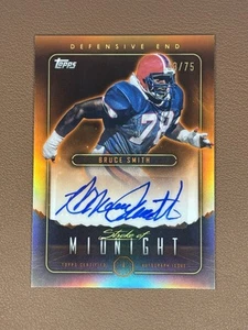 Autógrafo Topps Midnight 2024 - Bruce Smith/75 - Stroke Of Midnight Orange - Imagen 1 de 2