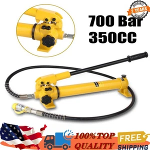 2 Speed Hydraulic Hand Pump CP-700 Hydraulic Manual Pump 10000 PSI 10&4 Ton - Picture 1 of 10