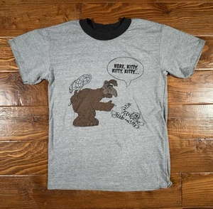 Vintage Alf Here Kitty Kitty T Shirt Sz S Single Stitch 80s 1980s Tee TV Ringer - Picture 1 of 6