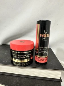 Yves Saint Laurent Paris Vintage Perfumed Body Dusting Powder - Set Of 2 - Picture 1 of 4