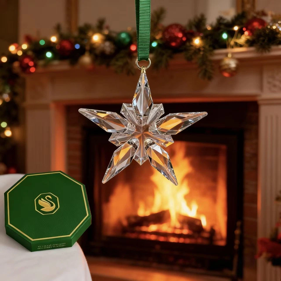 Swarovski Crystal 2025 ANNUAL EDITION LARGE CHRISTMAS ORNAMENT 5691172 NEW - Image 1 of 4